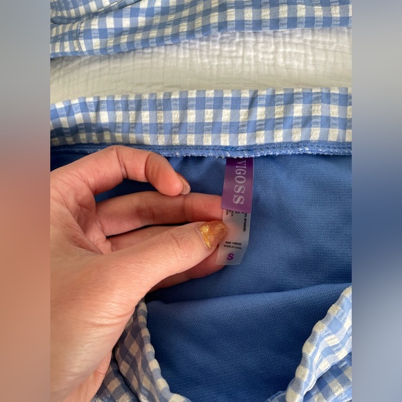 Vigoss brand checkered high waisted swim suit - Picture 4 of 7